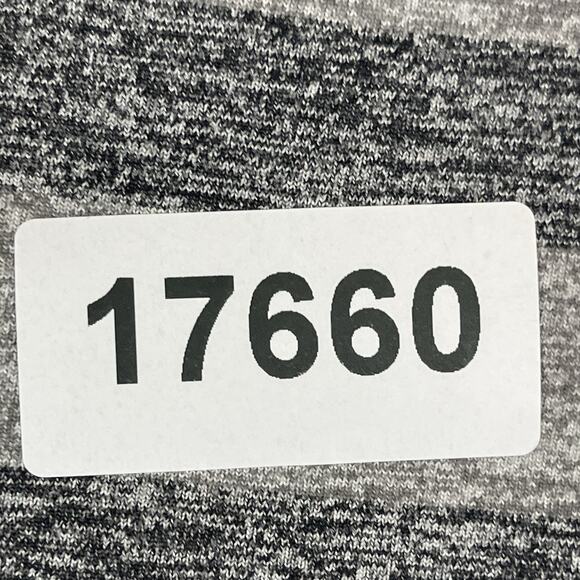 Lululemon Pullover Womens 8 Gray Striped Race Your Pace 1/2 Zip Long Sleeve Top - Picture 10 of 10